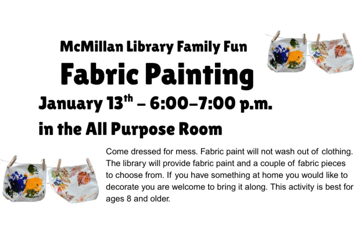 Family Fun - Fabric Painting Fun